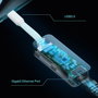 TP-Link Adaptateur Ethernet USB-C vers RJ45 Gigabit USB 3.0 1000 Mbps Plug & Play (RTL8153) pour Ordinateur Portable, Tablet, Ultrabook