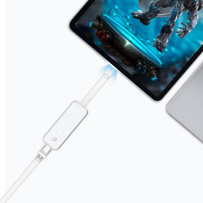 TP-Link Adaptateur Ethernet USB-C vers RJ45 Gigabit USB 3.0 1000 Mbps Plug & Play (RTL8153) pour Ordinateur Portable, Tablet, Ultrabook
