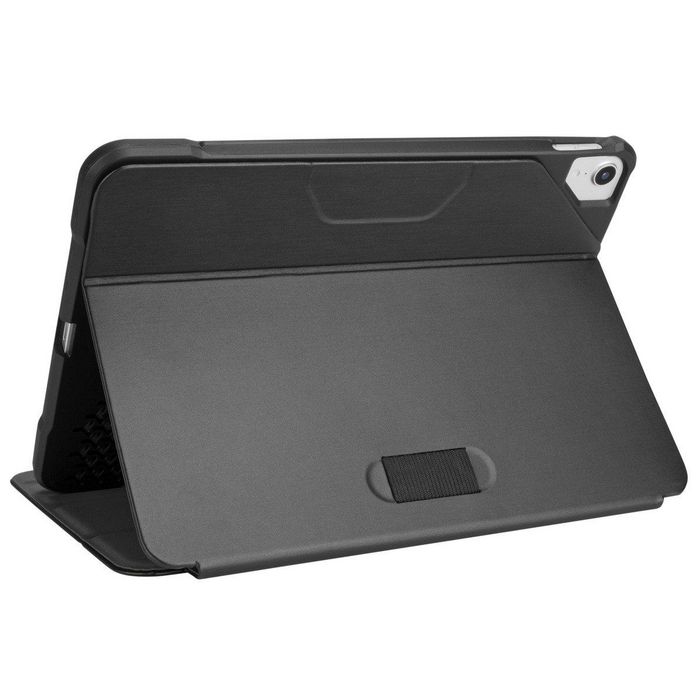 Targus Housse Click-In Protection Militaire iPad Air (4e Gen) 10.9 pouces et iPad Pro 11 pouces (2e et 1e Gen), Noire, avec Support et Porte Stylet