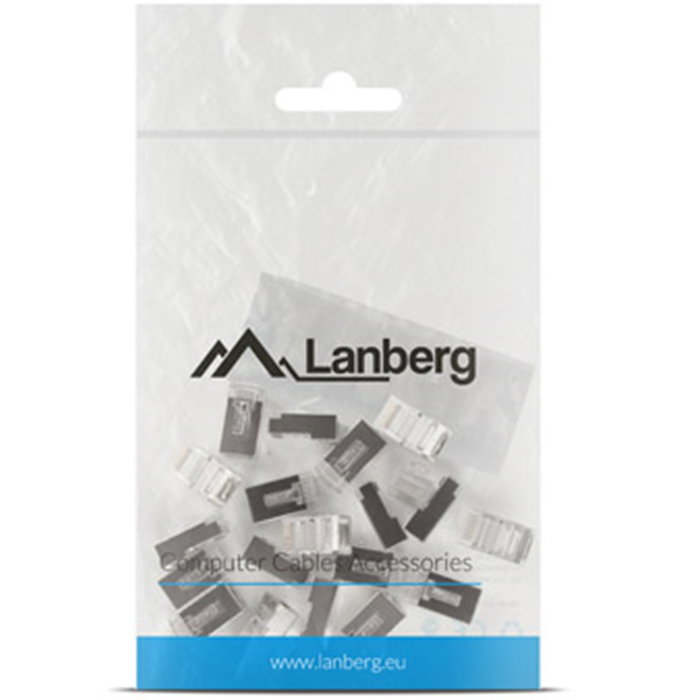 Lanberg Pack de 20 connecteurs RJ-45 Cat6 Ftp 8P8C transparents Lanberg Pack de 20 connecteurs RJ-45 Cat6 Ftp 8P8C transparents