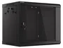 Lanberg Armoire rack 9U 600x450 mm noir porte verre