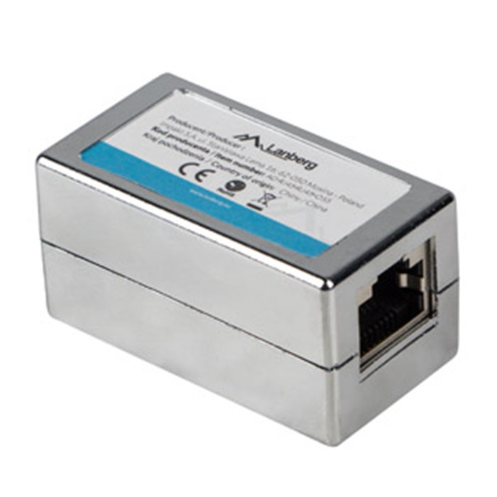 Lanberg LC-2603 Adaptateur RJ45 FTP Cat.6 femelle vers femelle non blindé argent