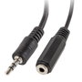 Lanberg Adaptateur Audio Jack Stéréo 3,5 mm Mâle vers 2 Femelles 0,10 m Noir