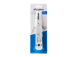 Lanberg NT-0001 Outil d'Insertion Krone IDC 110 pour Connecteurs LSA et Réseau, Blanc