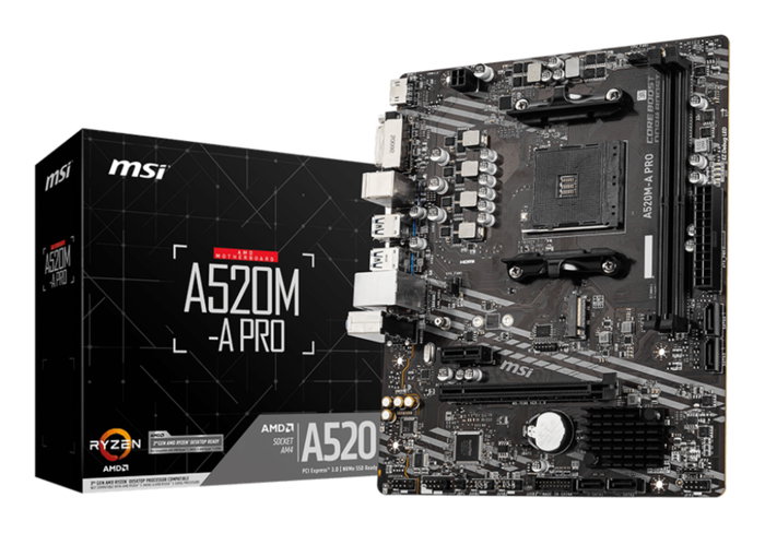MSI A520M-A PRO Micro ATX MSI A520M-A PRO Micro ATX