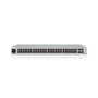 Ubiquiti UniFi Switch 48 PoE - Commutateur réseau 48 ports GbE avec PoE+, 4 ports SFP 1G et écran tactile couleur, 195W PoE
