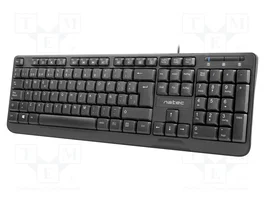 NATEC TROUT Clavier informatique noir USB A