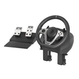 Genesis Seaborg 400 Volant et Pédales USB pour PC, PS3, PS4, Xbox One, Xbox Series S/X, Nintendo Switch