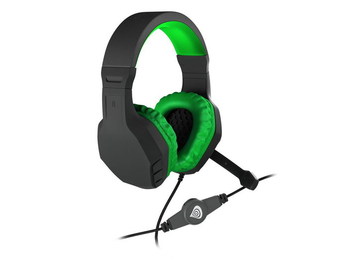 Genesis Argon 200 Mini - Casque Gaming Filaire avec Son 50mm, Micro à Réduction de Bruit, pour PC - Vert