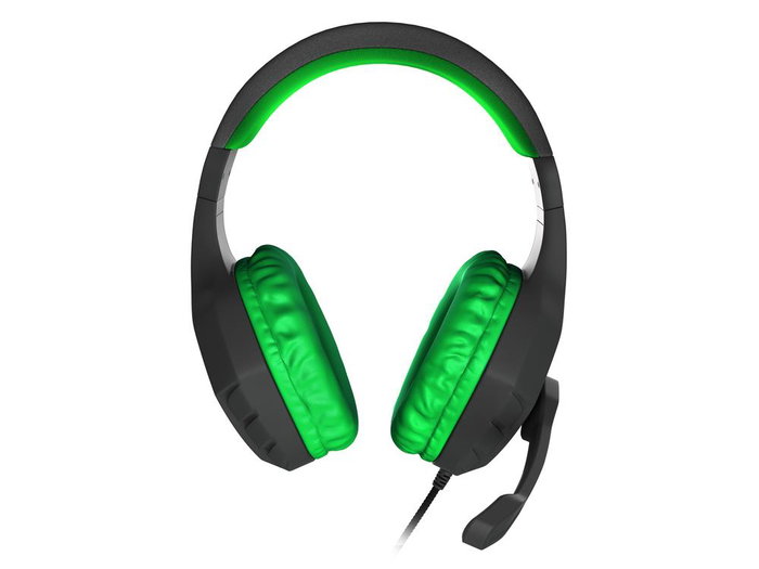 Genesis Argon 200 Mini - Casque Gaming Filaire avec Son 50mm, Micro à Réduction de Bruit, pour PC - Vert