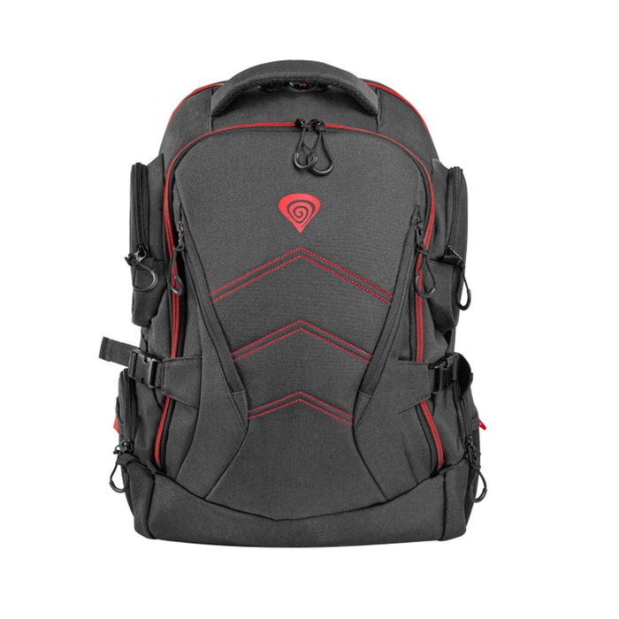 Genesis Pallad 550 Sac à Dos pour Ordinateur Portable 17.3" Ordinateur Portable, Universel, Polyester Noir et Rouge Genesis Pallad 550 Sac à Dos pour Ordinateur Portable 17.3" Ordinateur Portable, Universel, Polyester Noir et Rouge