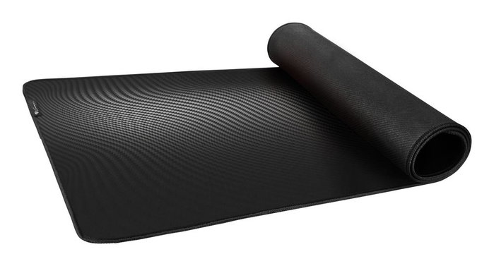 Genesis NPG-1706 Tapis de Souris Gaming Carbon 500 Ultra Wave, 1100x450x2.5mm, Surface Speed, Design Exclusif, Gris et Noir