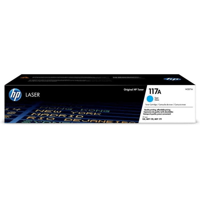 HP Cartouche Toner 117A W2071A Cyan 700 Pages