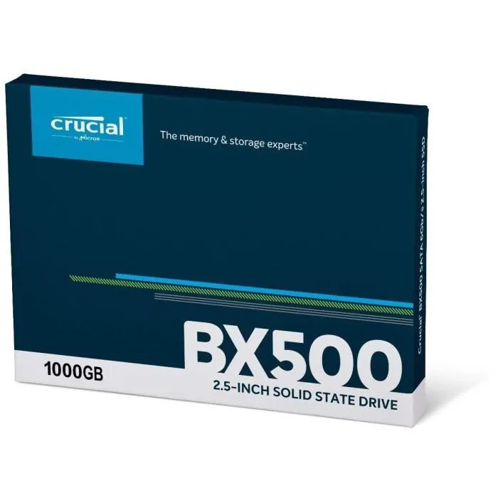 Crucial BX500 1 To SSD Interne 2,5 pouces SATA