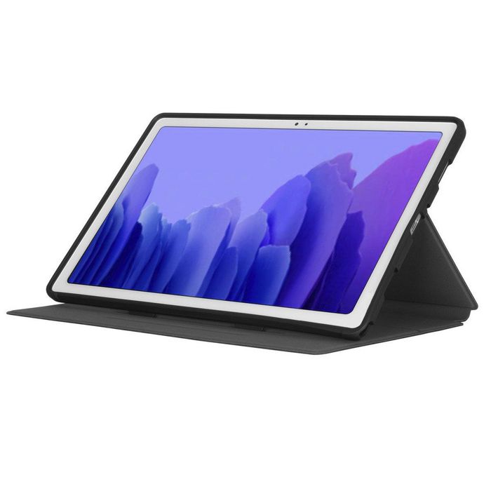 Targus Housse de Protection Antimicrobienne pour Samsung Galaxy Tab A7 10.4" - Noir, avec Porte S Pen, Étui Stand et Protection Militaire MIL-STD 810G
