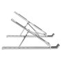 Targus Support Portable Ergonomique pour Ordinateur Portable et Tablette 10-15.6 Pouces en Aluminium, 6 Hauteurs Réglables, Pliable, Avec Pochette Grise