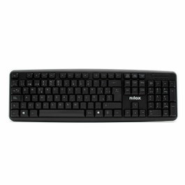 Nilox NXKBE000002 Clavier USB Noir Espagnol QWERTY