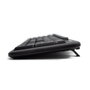 Nilox Clavier USB Noir AZERTY - 105 Touches Full-Size, Membrane Silencieuse, Plug & Play, Compatible Windows