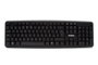 Nilox Clavier USB Noir AZERTY - 105 Touches Full-Size, Membrane Silencieuse, Plug & Play, Compatible Windows