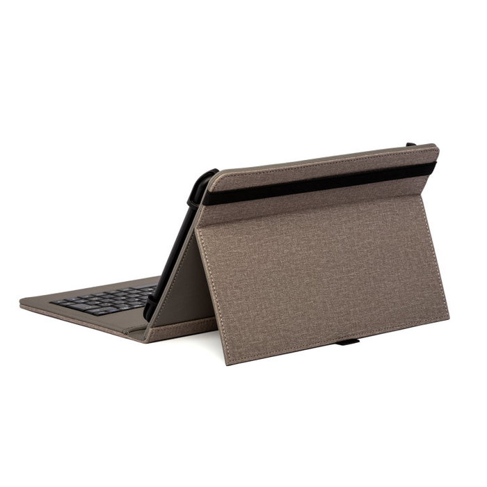 Nilox Housse avec Clavier pour Tablette 9.7 à 10.5 Pouces, Beige, Connexion Micro USB et USB-C, Compatible Android/Windows Nilox Housse avec Clavier pour Tablette 9.7 à 10.5 Pouces, Beige, Connexion Micro USB et USB-C, Compatible Android/Windows