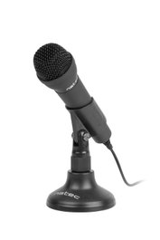 Natec Adder Microphone de conférence noir, câble 1,8 m