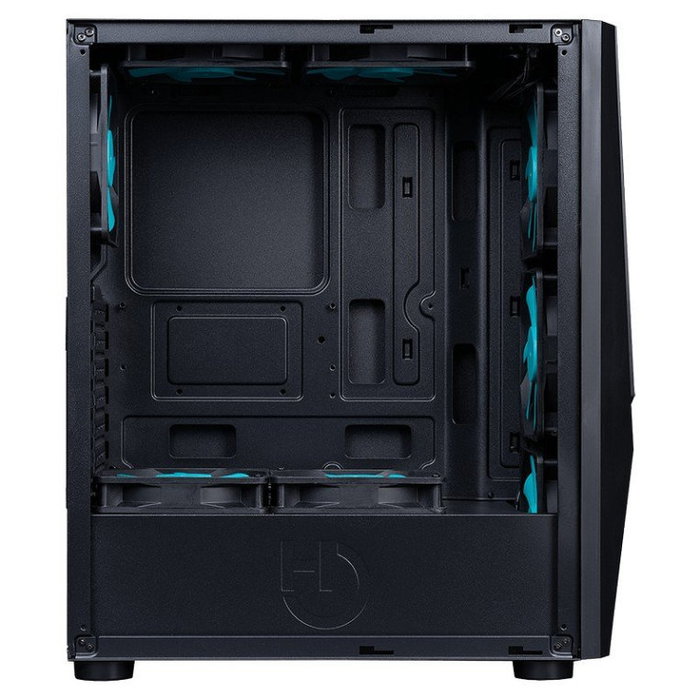 Hiditec V20 Boîtier PC Gaming ATX Noir Vitre Trempée Éclairage ARGB Rainbow USB 3.2 Hiditec V20 Boîtier PC Gaming ATX Noir Vitre Trempée Éclairage ARGB Rainbow USB 3.2