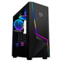 Hiditec V20 Boîtier PC Gaming ATX Noir Vitre Trempée Éclairage ARGB Rainbow USB 3.2