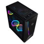 Hiditec V20 Boîtier PC Gaming ATX Noir Vitre Trempée Éclairage ARGB Rainbow USB 3.2