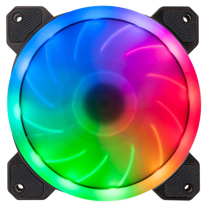 Hiditec N5-ARGB Ventilateur Gaming ARGB 120 mm Silencieux Noir