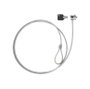 Tooq Câble de sécurité universel TQCLKC0025 Argent 1,5 m