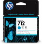 HP Cartouche d'encre 712 Cyan 29 ml