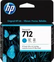 HP Cartouche d'encre 712 Cyan 29 ml