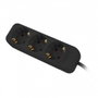 Lanberg Multiprise 3 Prises Schuko Noire Câble 1.5m
