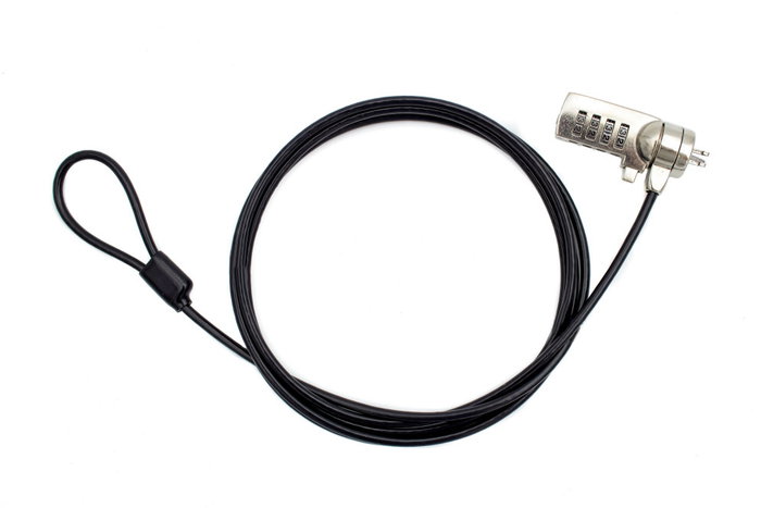 Nilox Câble de Sécurité pour Ordinateur Portable avec Serrure à Combinaison 4 Chiffres 1.8 m Nilox Câble de Sécurité pour Ordinateur Portable avec Serrure à Combinaison 4 Chiffres 1.8 m