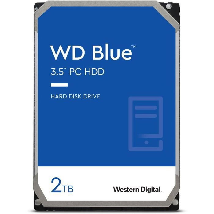 Disque dur Western Digital Blue 3,5" 2 TB HDD