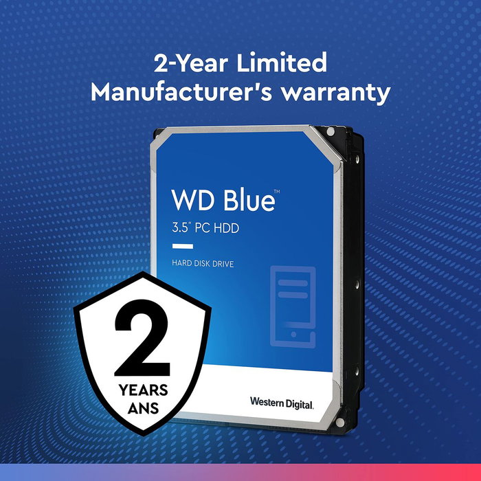 Disque dur Western Digital Blue 3,5" 2 TB HDD