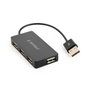 GEMBIRD Hub USB 2.0 avec 4 ports USB A, noir