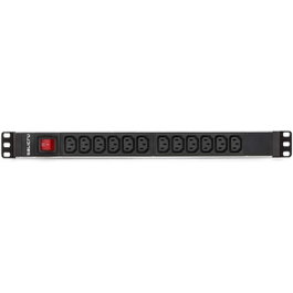 Salicru SPS 12F PDU 12 Prises IEC C13 Réglette Rack 19 Pouces 10A 250V