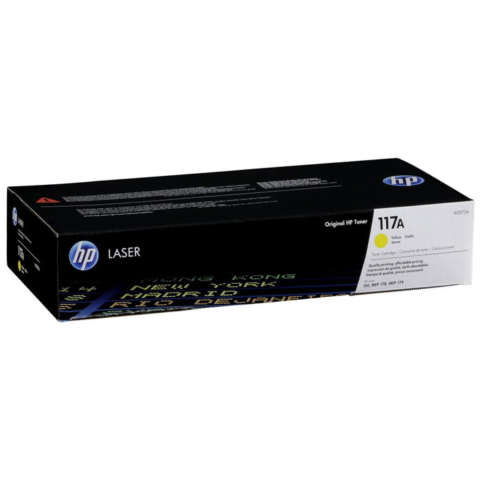 HP Cartouche de toner 117A W2072A Jaune HP Cartouche de toner 117A W2072A Jaune