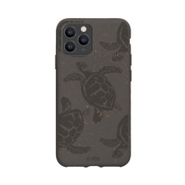 SBS TEOCNCOVIP6519DG Coque Fond Océan Eco-Friendly pour iPhone 11 Pro Max, Gris, Animal Design