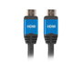 Lanberg CA-HDMI-20CU-0018-BL Câble HDMI 2.0 1,8 m Noir Premium Mâle-Mâle 18 Gbit/s