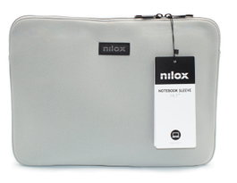 Nilox 14.1 Pouces Housse pour Ordinateur Portable Gris Neoprene