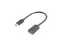 Lanberg AD-UC-UA-04 Adaptateur USB C vers USB A 3.2 Gen 1, 0.15 m, Noir
