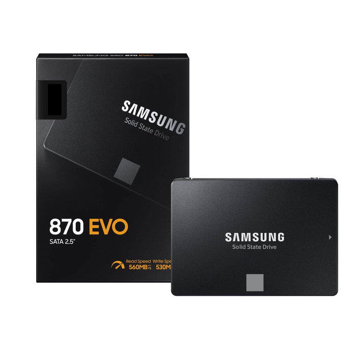Samsung 860 EVO MZ-77E500B SSD Interne 500 Go 2.5" SATA III Lecture 560 Mo/s Samsung 860 EVO MZ-77E500B SSD Interne 500 Go 2.5" SATA III Lecture 560 Mo/s