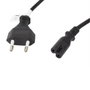 Lanberg CA-C7CA-11CC-0030-BK Câble d'Alimentation 3 m CEE7/16 vers C7 Noir
