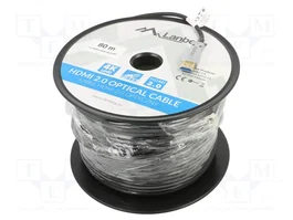 LANBERG Câble HDMI AOC 80m HDMI 2.0, 4K, HDR