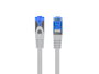 Lanberg Câble réseau Cat6a S/FTP RJ-45 mâle/mâle 1,5 m Gris