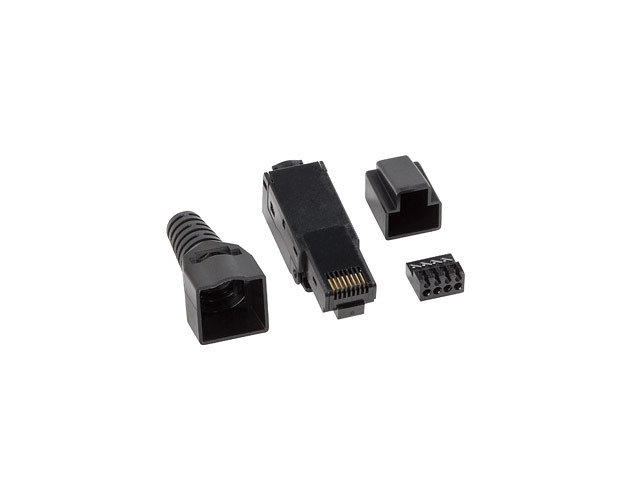 Lanberg PLU-6000TL Connecteur RJ45 Cat 6 UTP Mâle Noir Nylon et PC Lanberg PLU-6000TL Connecteur RJ45 Cat 6 UTP Mâle Noir Nylon et PC