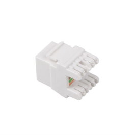 Lanberg Connecteur Keystone RJ45 Cat.6A U/UTP Blanc KSUA-1000