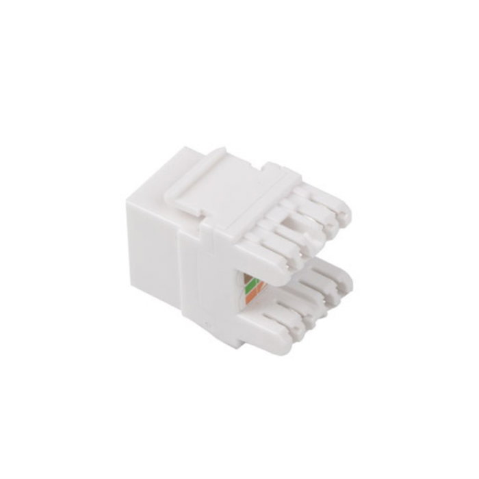 Lanberg Connecteur Keystone RJ45 Cat.6A U/UTP Blanc KSUA-1000 Lanberg Connecteur Keystone RJ45 Cat.6A U/UTP Blanc KSUA-1000